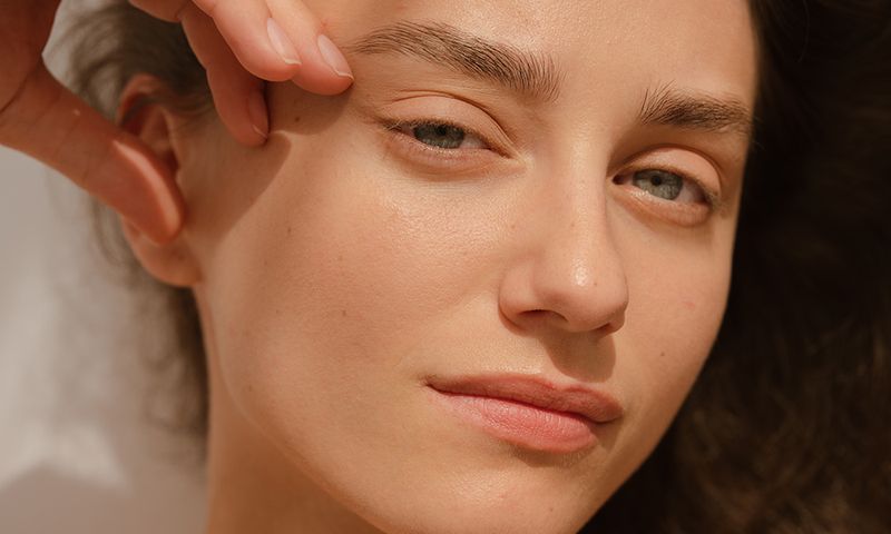 portrait of a woman without makeup