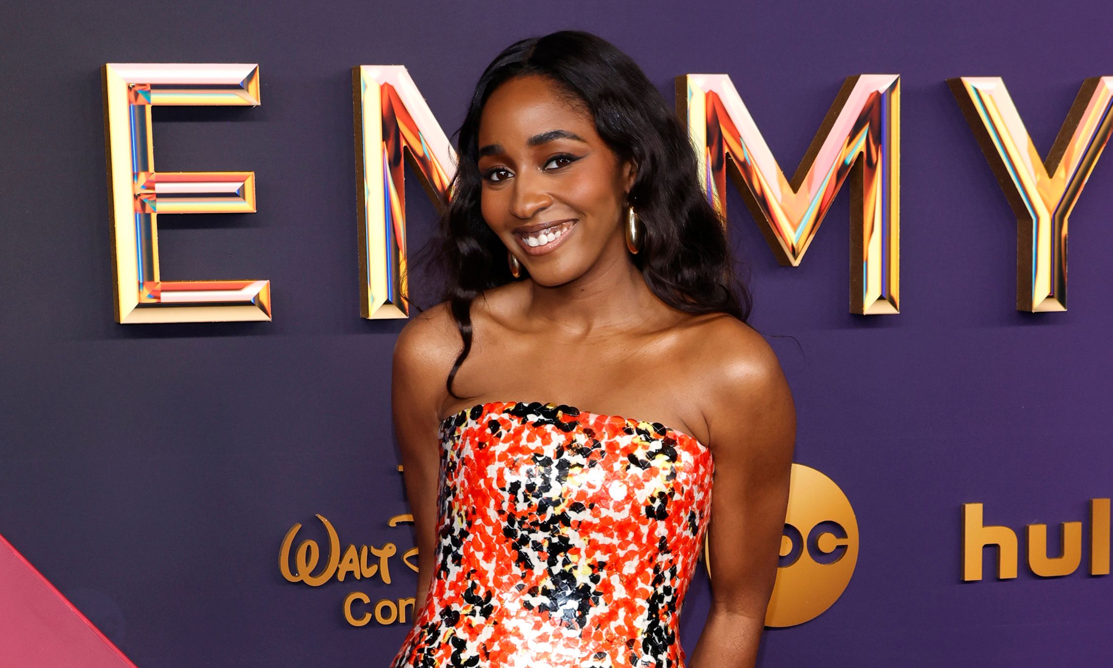 Ayo Edebiri attends the 76th Primetime Emmy Awards at Peacock Theater on September 15, 2024 in Los Angeles, California.