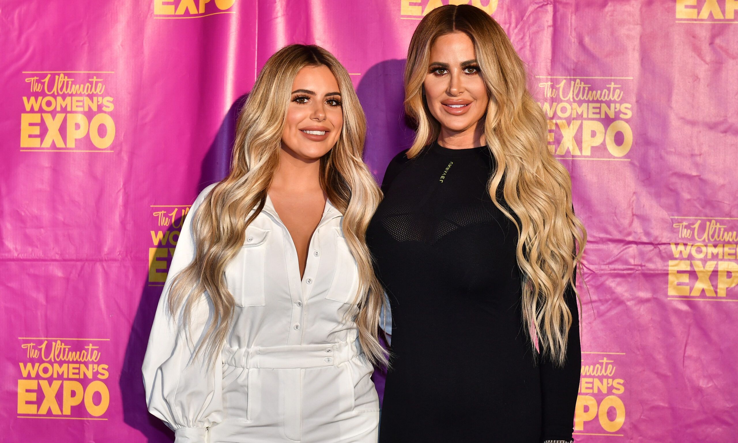 Brielle Biermann and Kim Zolciak-Biermann attend 2019 Atlanta Ultimate Women's Expo at Cobb Galleria Centre on November 09, 2019 in Atlanta, Georgia.