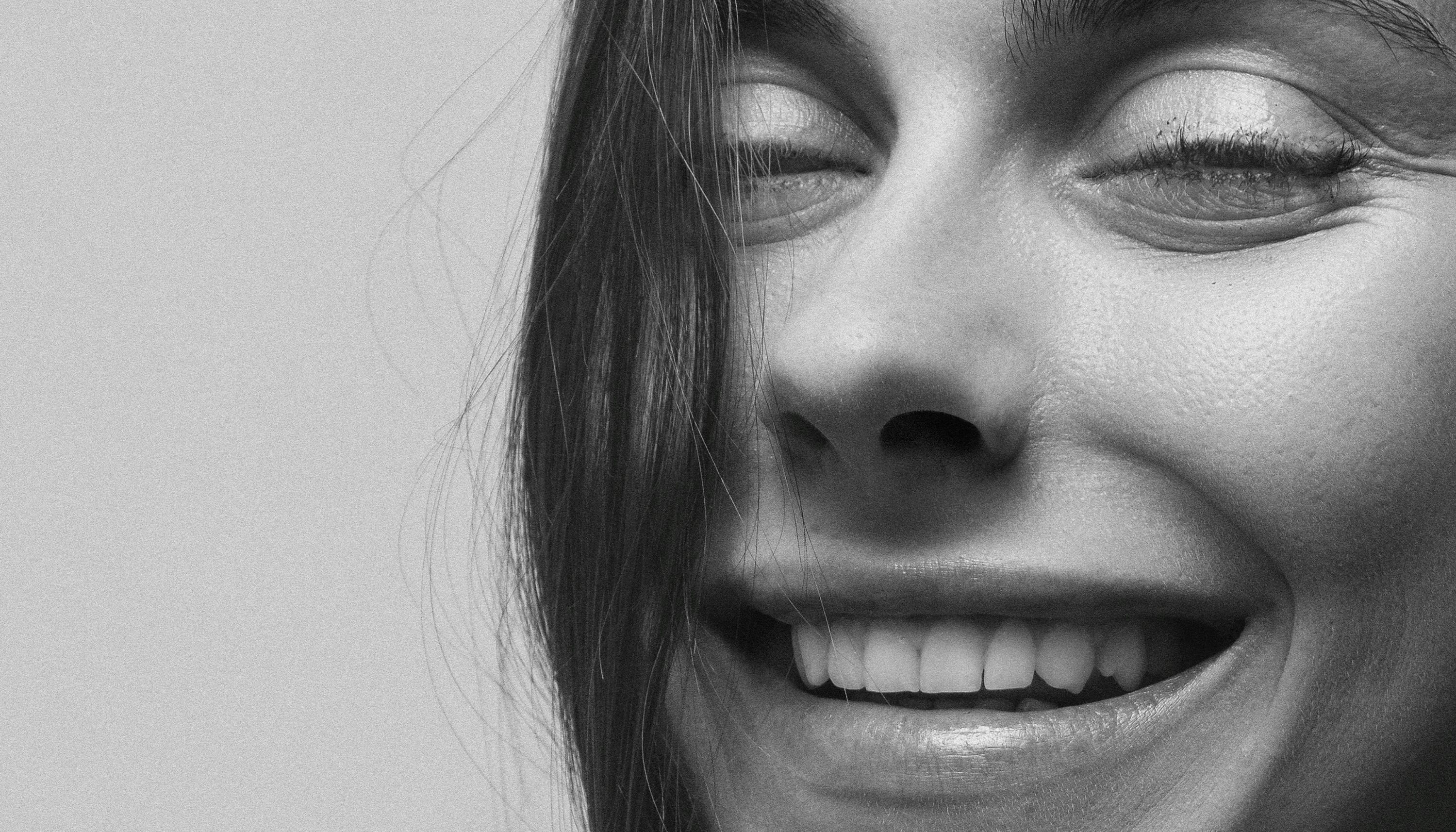 Woman smiling