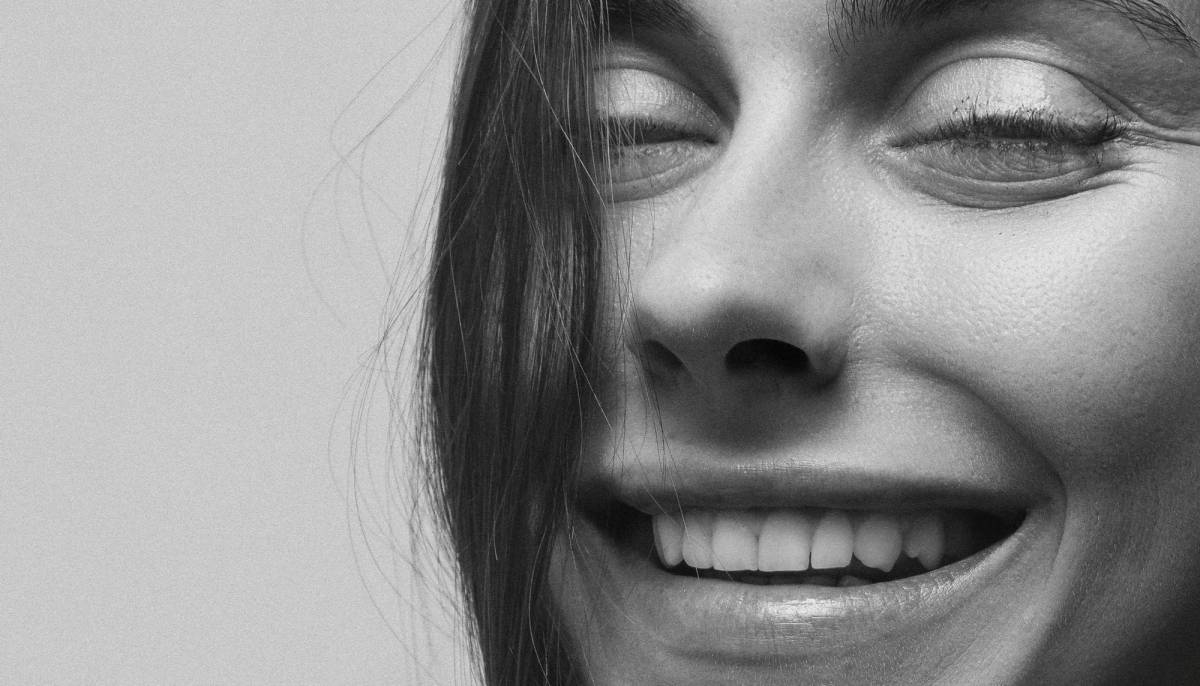 Woman smiling