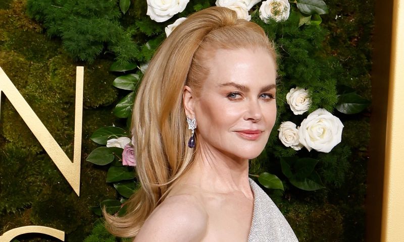 Nicole Kidman attends the 2025 Golden Globe Awards at The Beverly Hilton on January 05, 2025 in Beverly Hills, California.