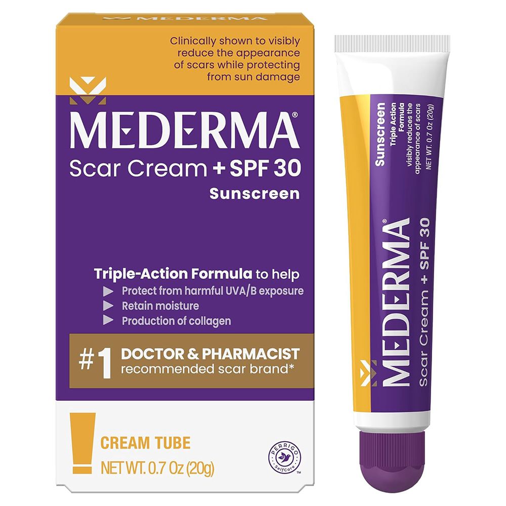 Mederma Scar Cream Plus SPF 30 ($16)