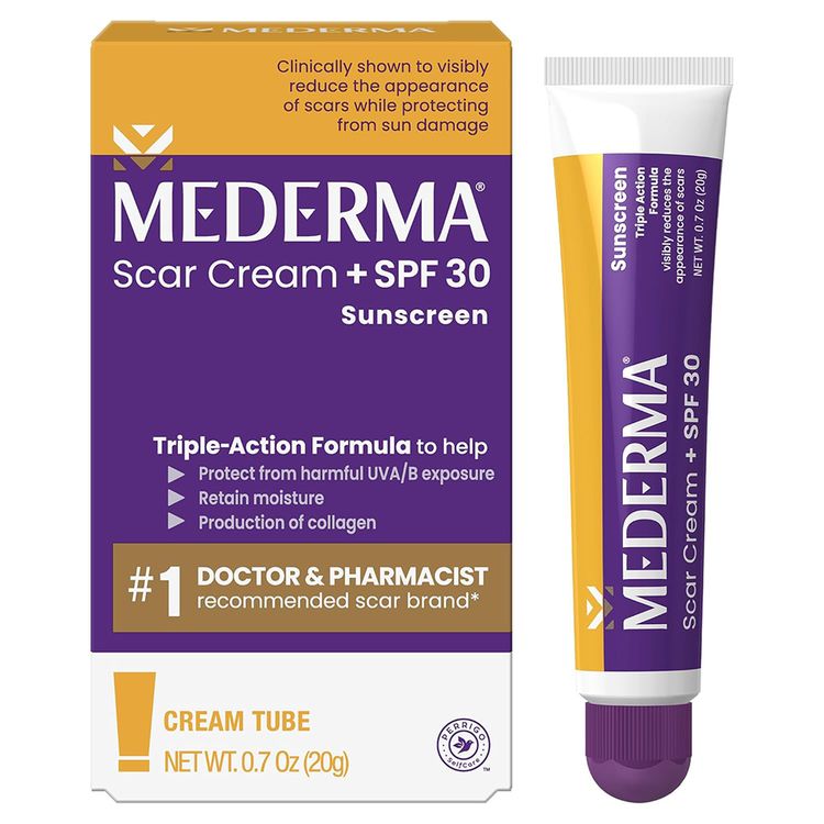 Mederma Scar Cream Plus SPF 30 ($16)