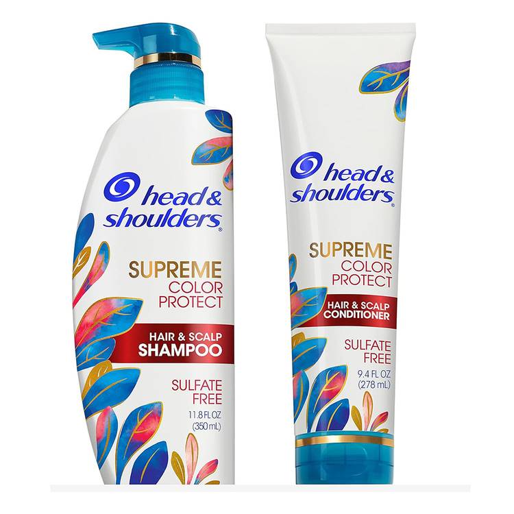 head and shoulders color treated dandruff shampoo and conditioner