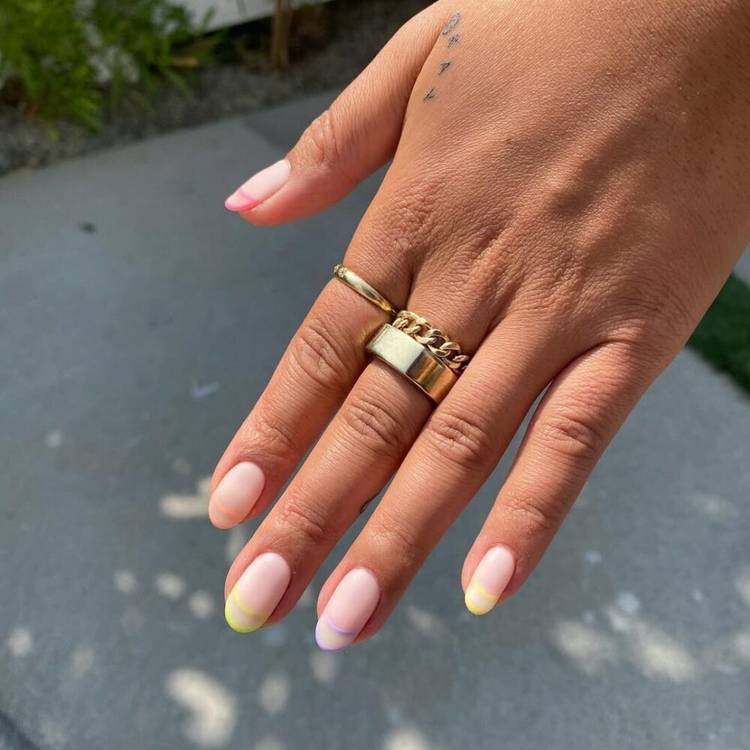 Invisible French Manicure