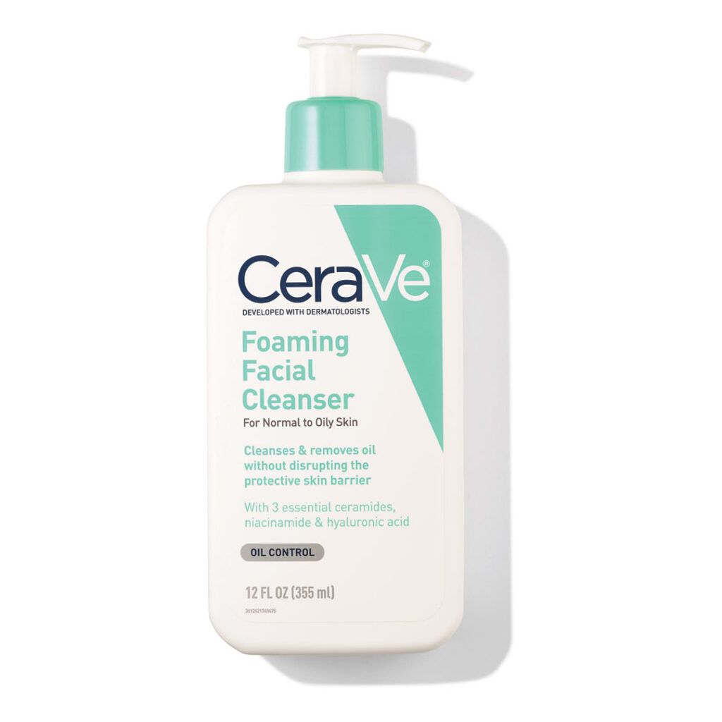 cerave foaming facial cleanser