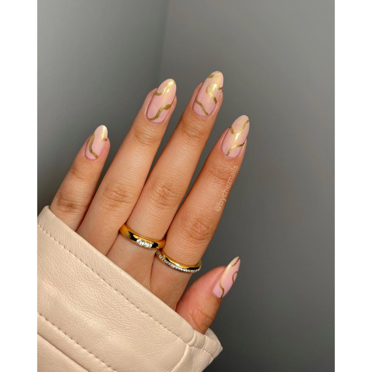 Gold Swirls