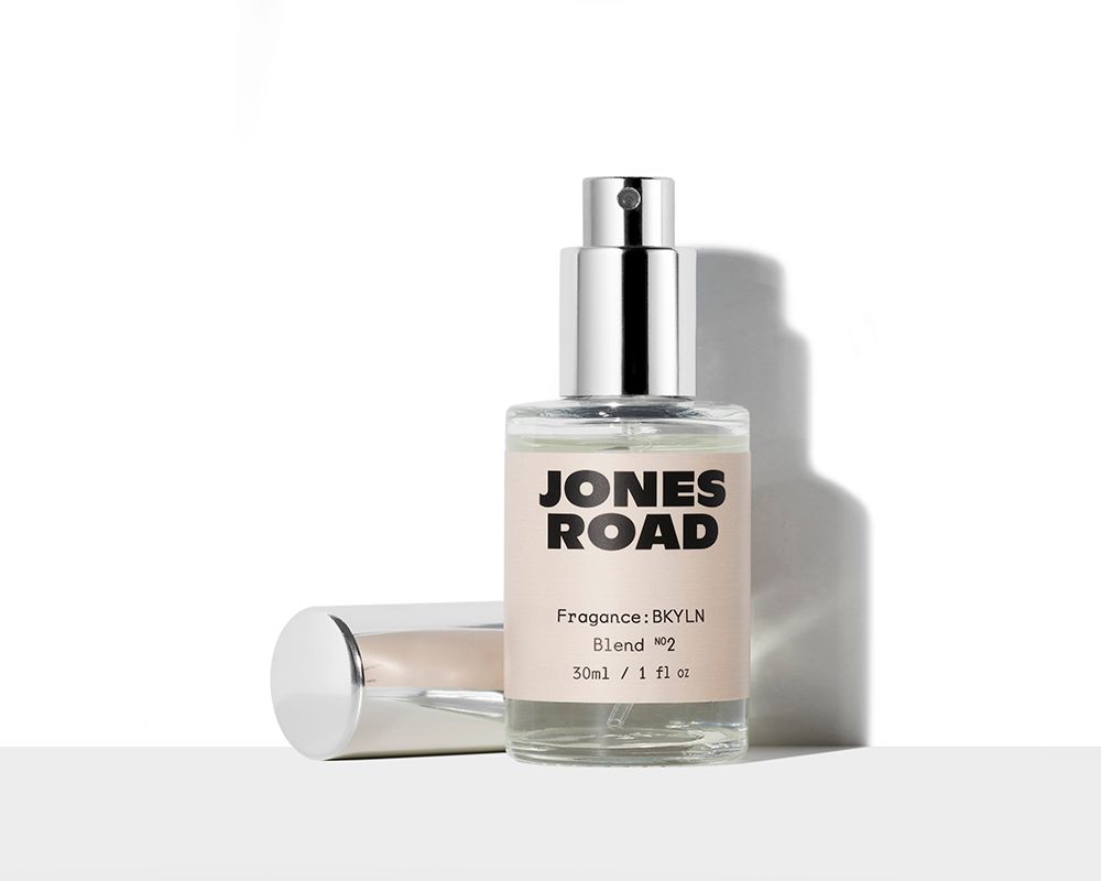 Jones Road BKLYN fragrance in lab packaging