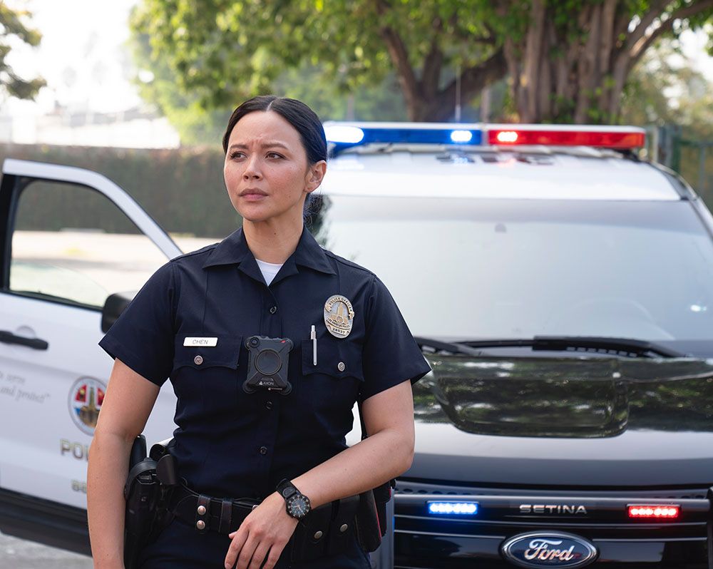 THE ROOKIE - “Speed” - John and Celina find themselves in a hostage situation while undercover for a public safety initiative. While Angela and Nyla investigate the suspects, Tim challenges Lucy’s decision-making skills. TUESDAY, MARCH 25 (9:00-10:00 p.m. EDT) on ABC. (Disney/Mike Taing) MELISSA O’NEIL