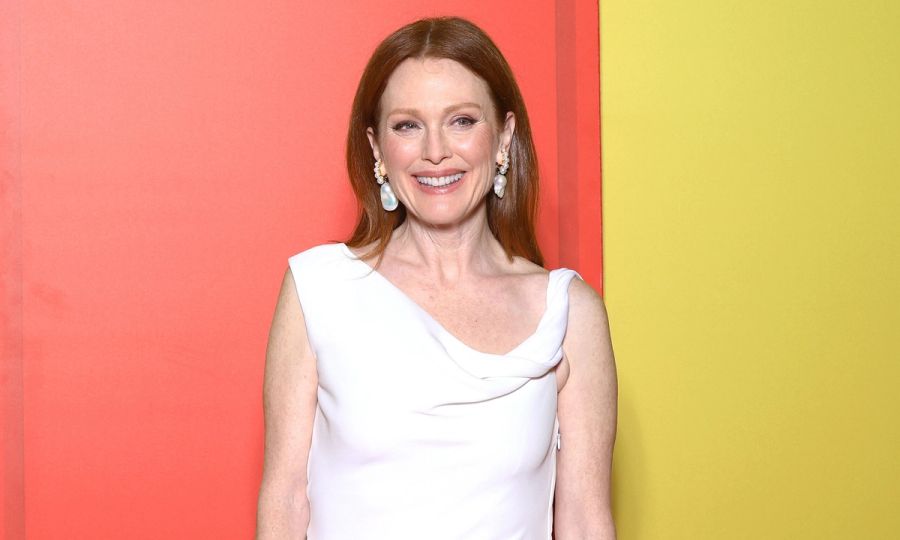 Julianne Moore attends the "The Room Next Door" Premiere at Pathe Palace on December 16, 2024 in Paris, France.