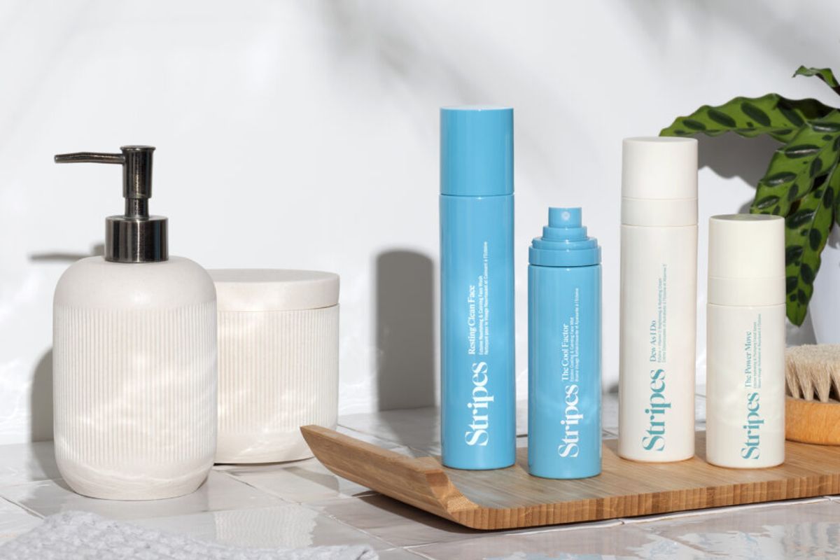 stripes skin care