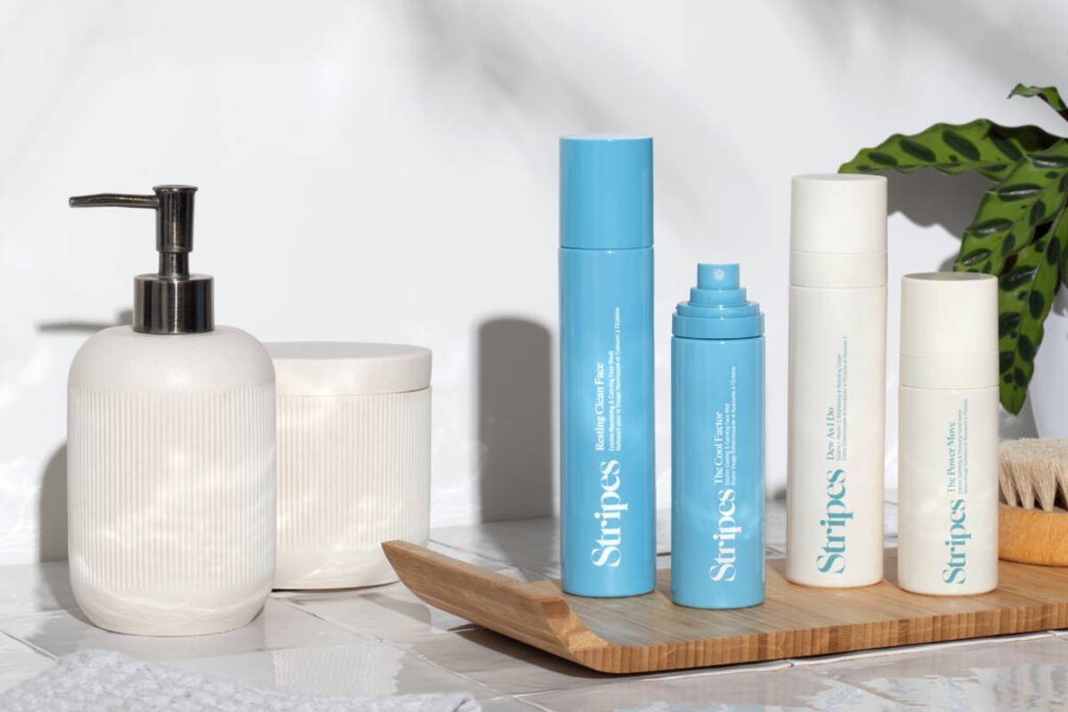 stripes skin care