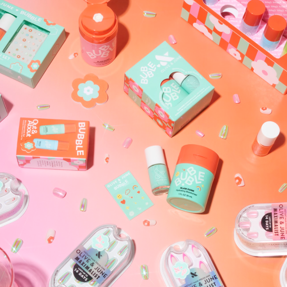 bubble and olive & june collection