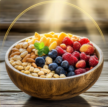 bowl of fiber rich food