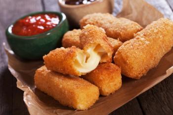 fried mozzarella sticks