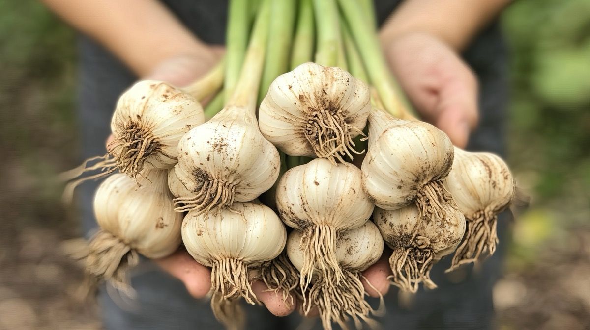 Garlic scapes