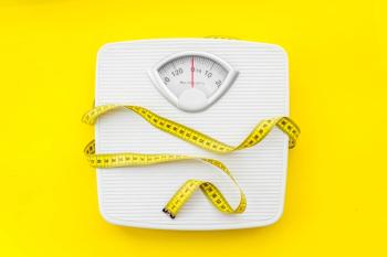 scale on yellow background