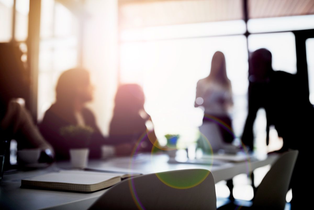 board room, out of focus