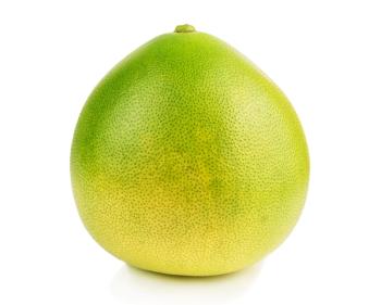 Pomelo fruit on white background