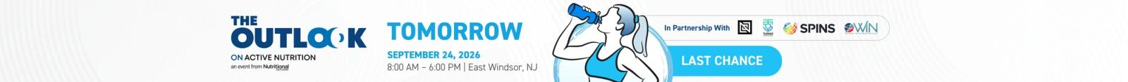 Last Change to Register: The Outlook On Active Nutrition