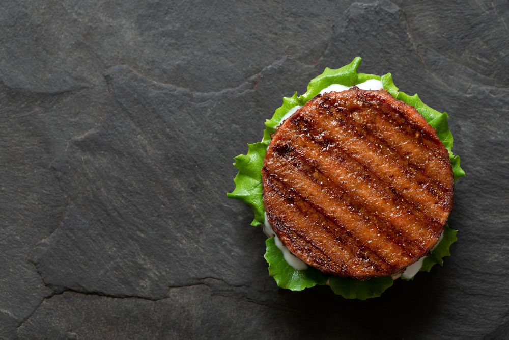 plant-based burger patty