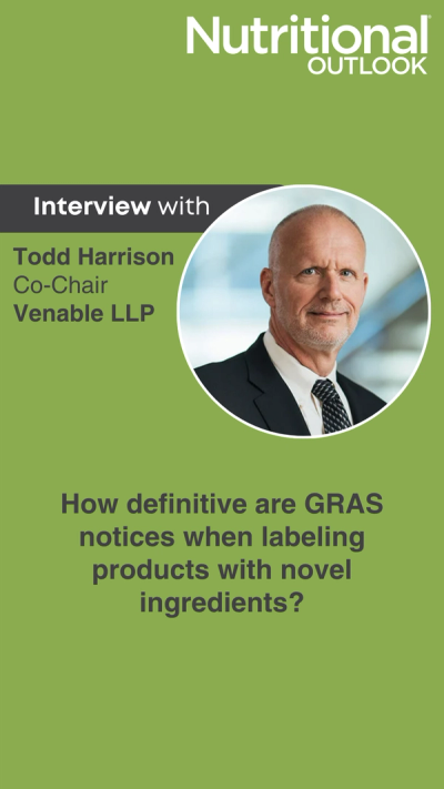 How Definitive are GRAS Notices When Labeling Products with Novel Ingredients?