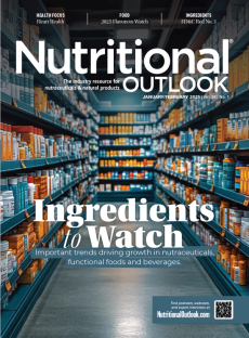 Nutritional Outlook Vol. 28, No. 1