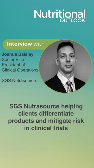 SGS Nutrasource helping clients differentiate products and mitigate risk in clinical trials