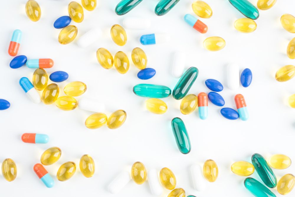 assortment of capsules