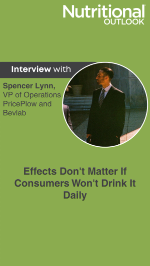 Effects Don't Matter If Consumers Won't Drink It Daily