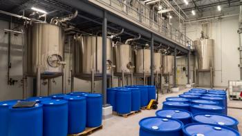 blending machinery and plastic barrels