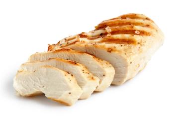 grilled chicken breast, sliced