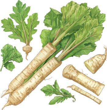illustration of horseradish