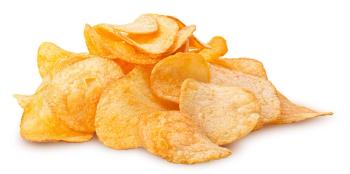 pile of potato chips