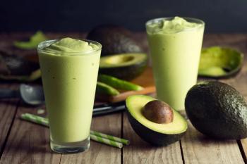 pair of avocado milkshakes