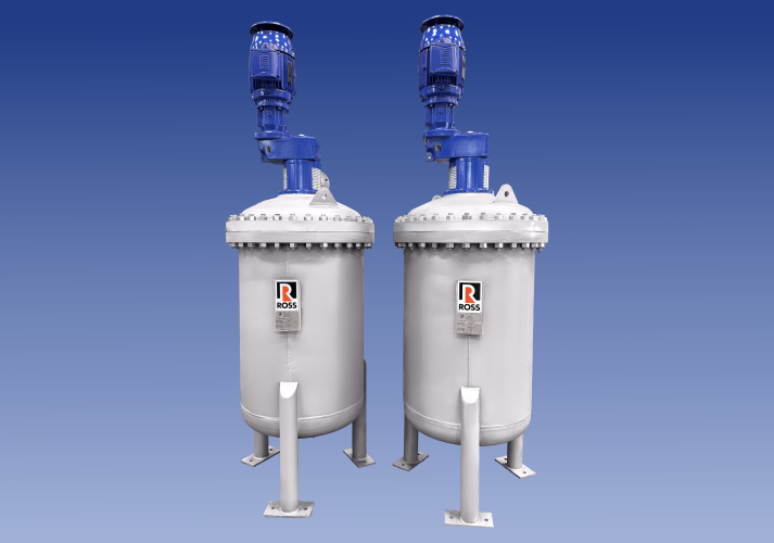 Ross Introduces 250-Gallon Retention Mixers for High-Pressure Processing