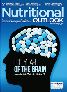 Nutritional Outlook Vol. 19 No. 1