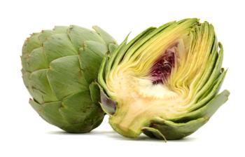 artichoke. one whole and one half