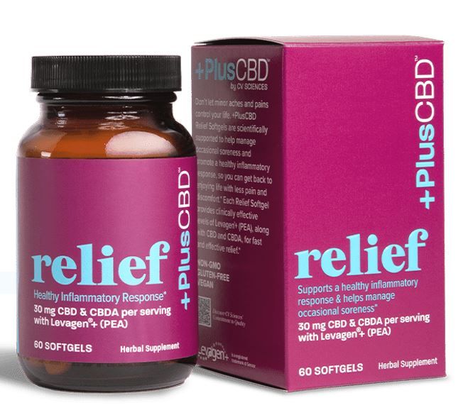 CV Sciences launches +PlusCBD Relief Softgels combining CBD and PEA to support healthy inflammation