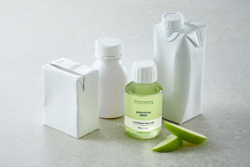 Arla says its Lacprodan BLG-100 ingredient allows medical nutrition drink makers to create juice-style drinks that are still high in protein