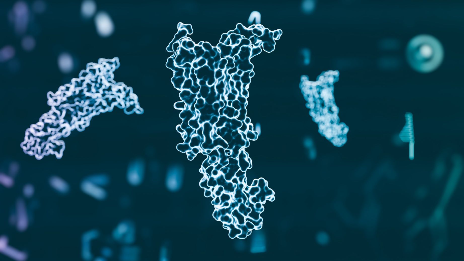 illustration of GLP-1 molecule