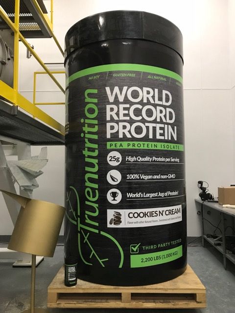 True Nutrition sets Guinness World Record for largest protein tub