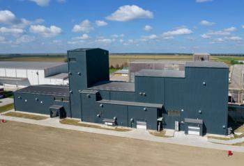 Aerial photo of SojaProtein facility in Serbia