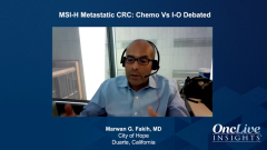 EP. 6 MSI-H Metastatic CRC: Chemo Vs I-O Debated