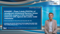  Phase 3 Study (PIVOTAL) of Neoadjuvant Intralesional Daromun vs. Immediate Surgery in Fully Resectable Melanoma With Regional Skin and/or Nodal Metastases