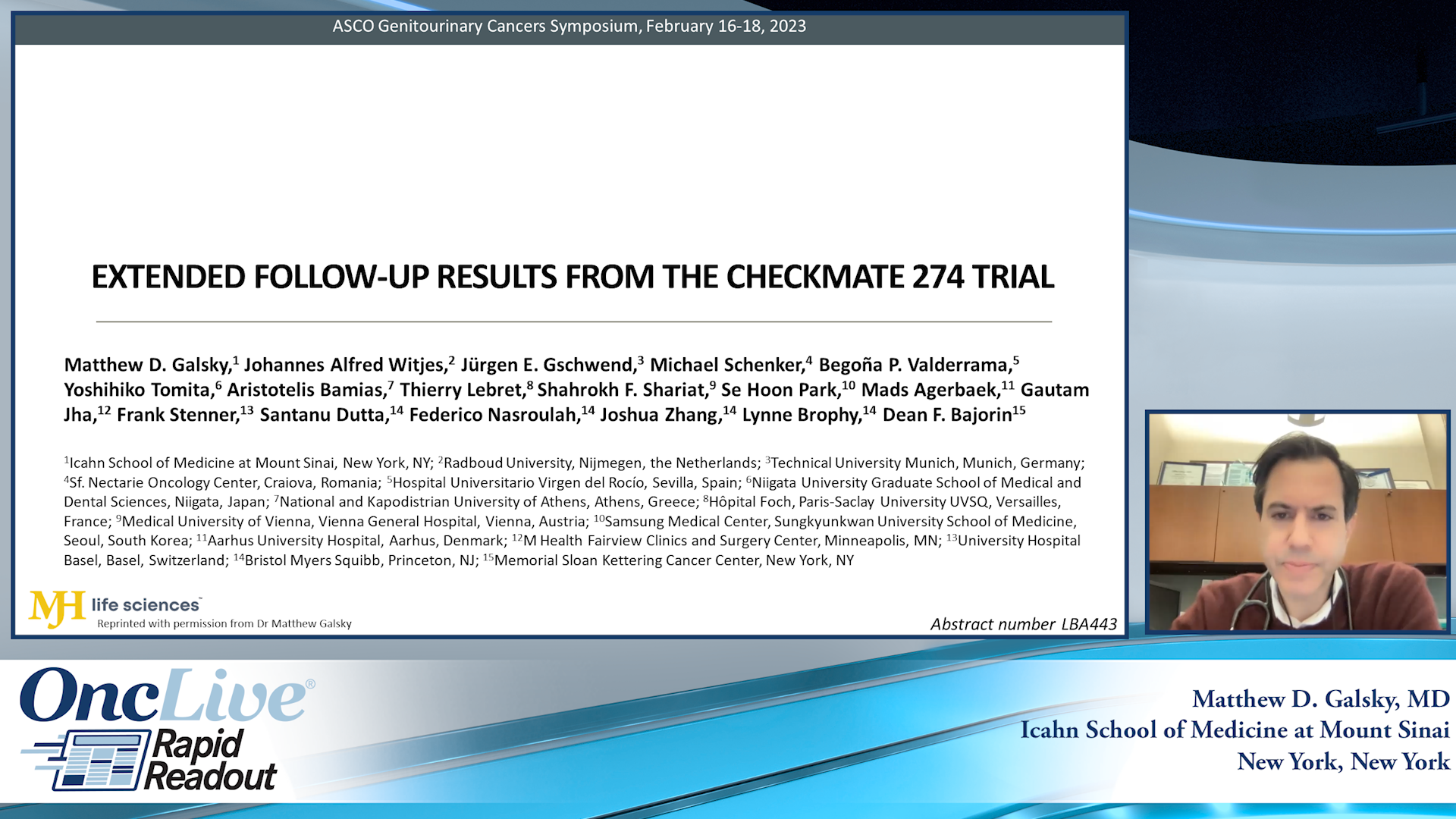 Expert on urothelial carcinoma
