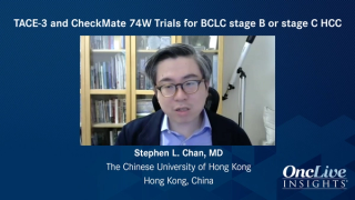TACE-3 and CheckMate 74W Trials for BCLC stage B or stage C HCC