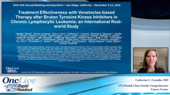 Catherine C. Coombs, MD, an expert on chronic lymphocytic leukemia