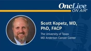 Scott Kopetz, MD, PhD, FACP, deputy chair, Translational Research, professor, Department of Gastrointestinal (GI) Medical Oncology, Division of Cancer Medicine, leader, Department of Cancer Center Support Grant, GI Program, TRACTION medical director, Division of Therapeutics Discovery, associate vice president, Translational Integration, The University of Texas MD Anderson Cancer Center
